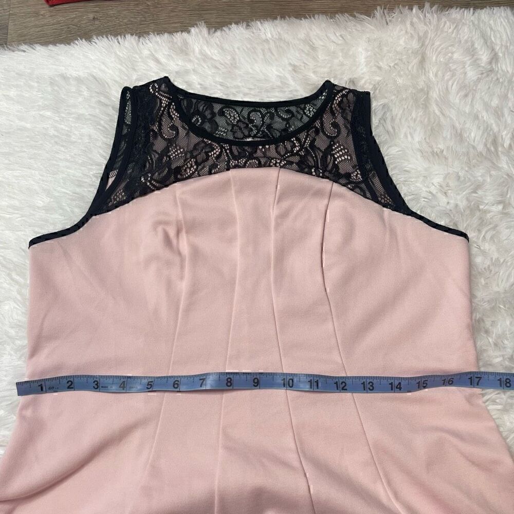 Ricki's Sleeveless Top Set of 2 Size Medium Lace Stretch Floral Pink Fitted - Picture 11 of 13